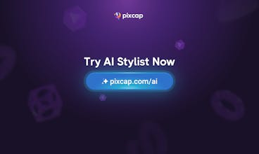 Pixcap demonstrando o poder da IA ​​no design gráfico