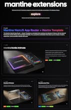 Mantine UI Extensions Hub gallery image