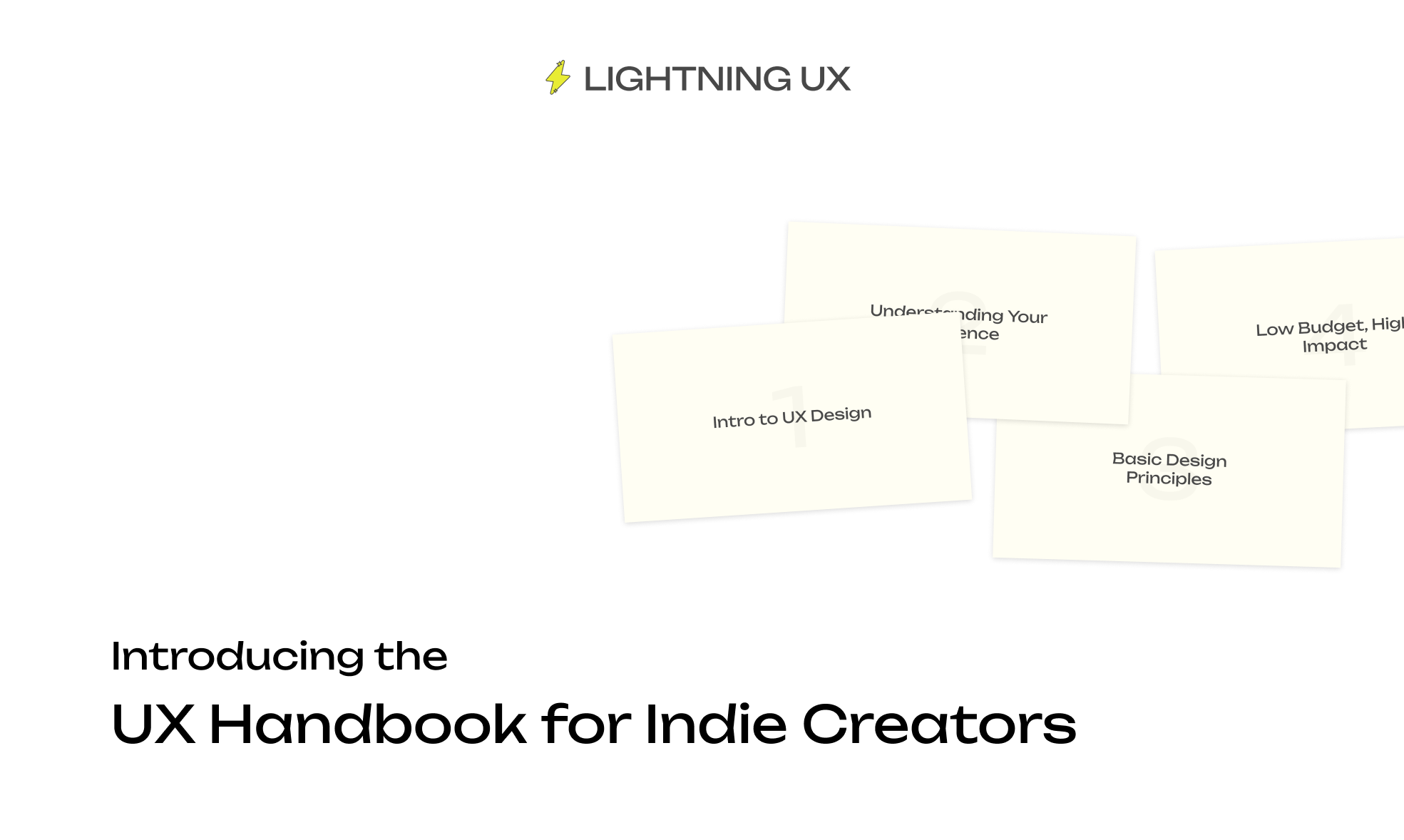UX for Indie Creators Handbook gallery image