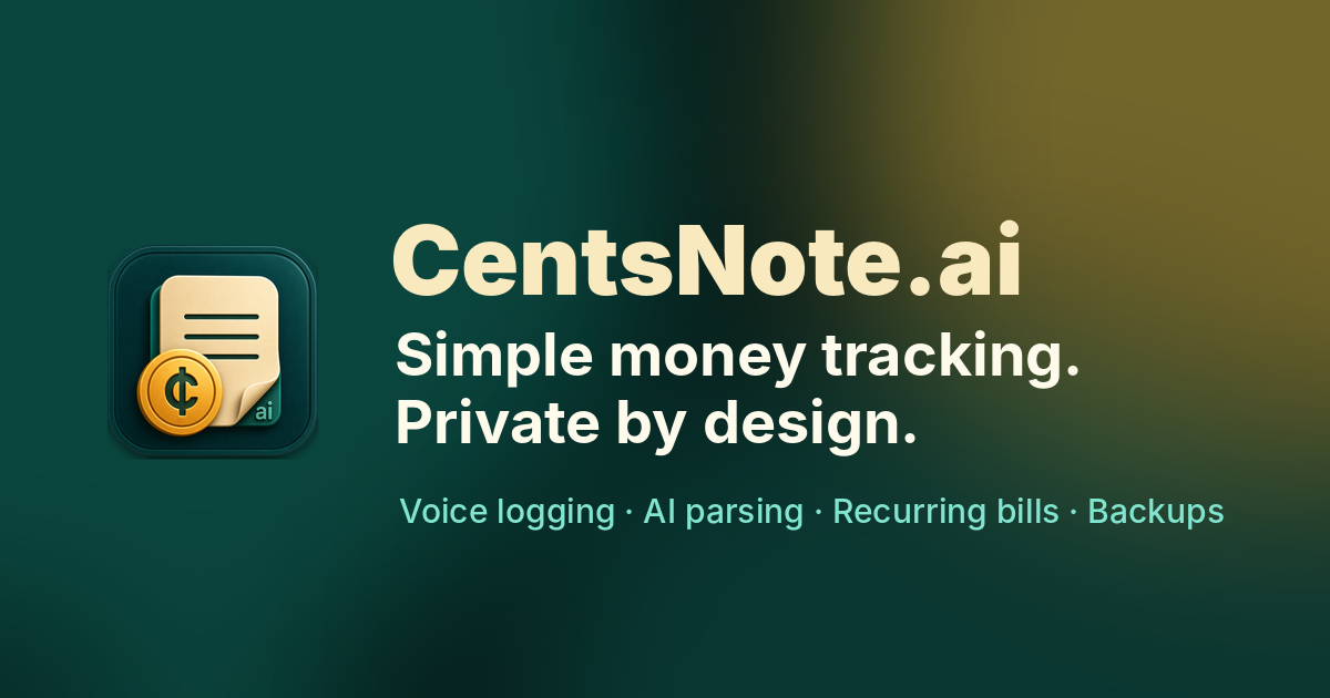 CentsNote gallery image