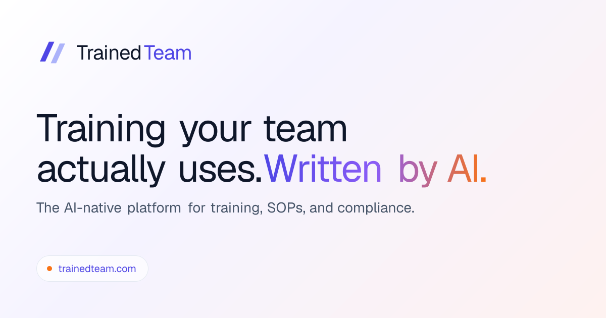 TrainedTeam gallery image