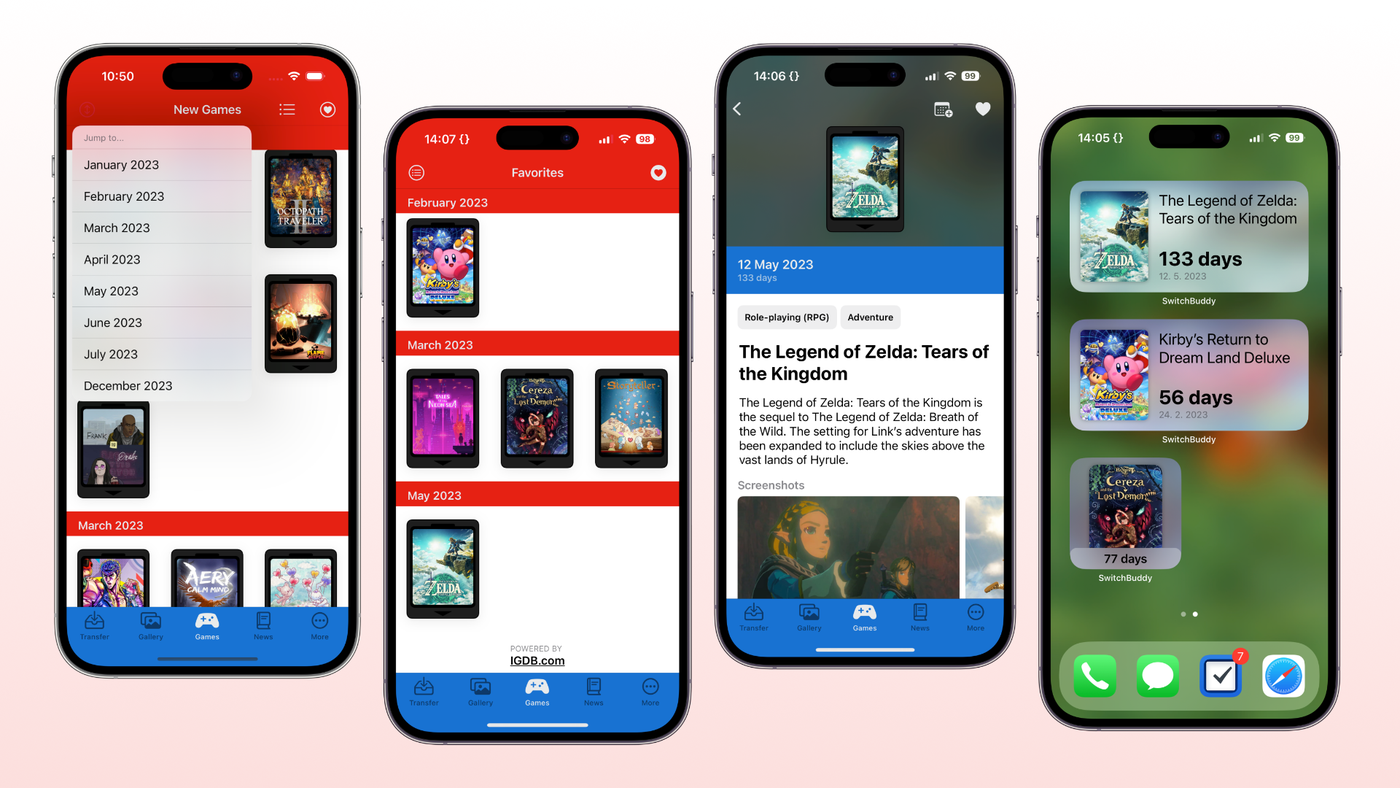 Média Switchbuddy v3 - Switch Companion - Game Sormes, widgets, nouvelles et plus 1
