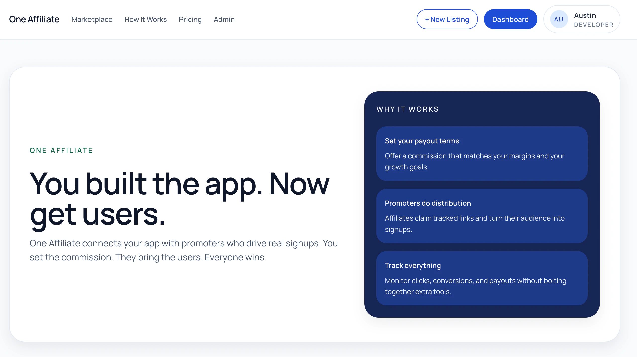 One Affiliate