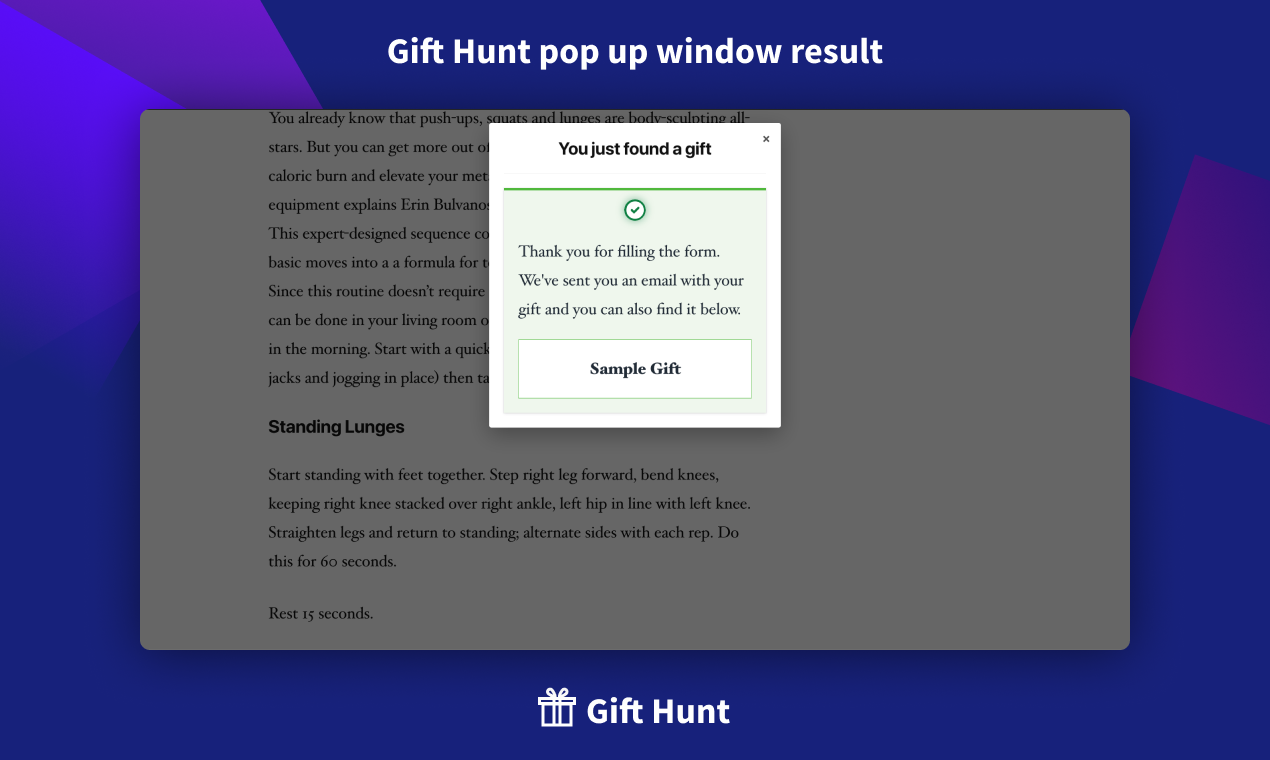 Gift Hunt for WordPress gallery image
