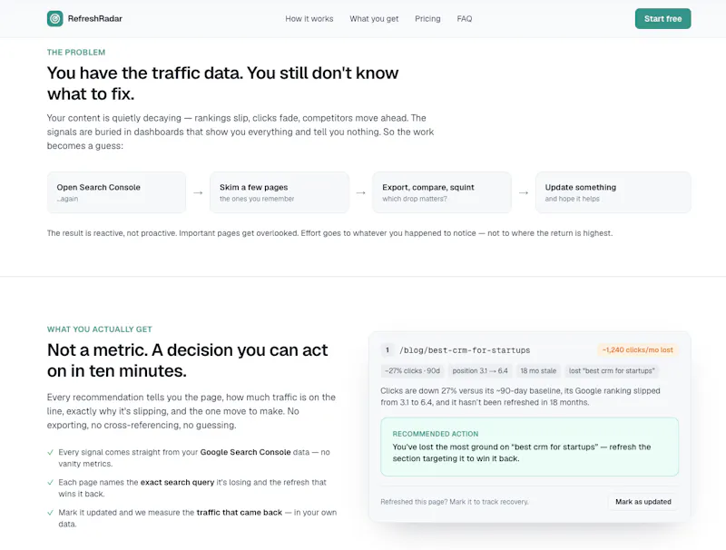 RefreshRadar screenshot 2