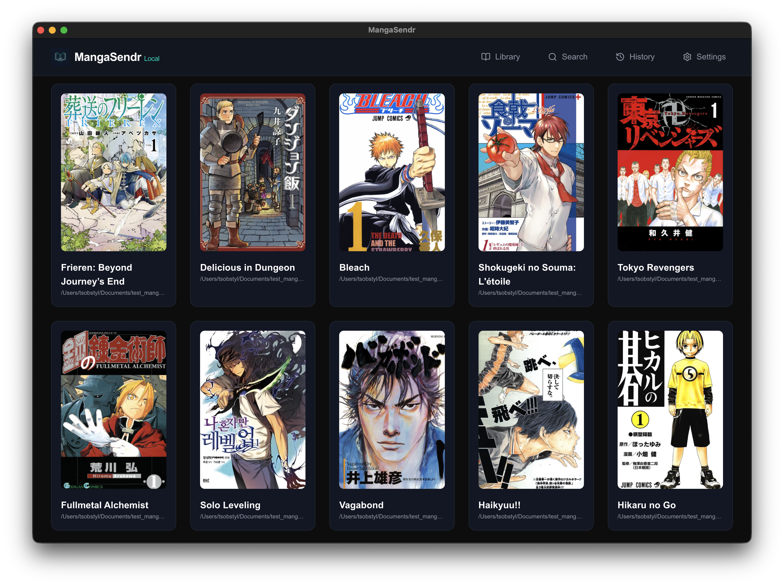MangaSendr - Screenshot 4 showing product features and functionality