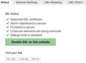WordPress Force SSL gallery image