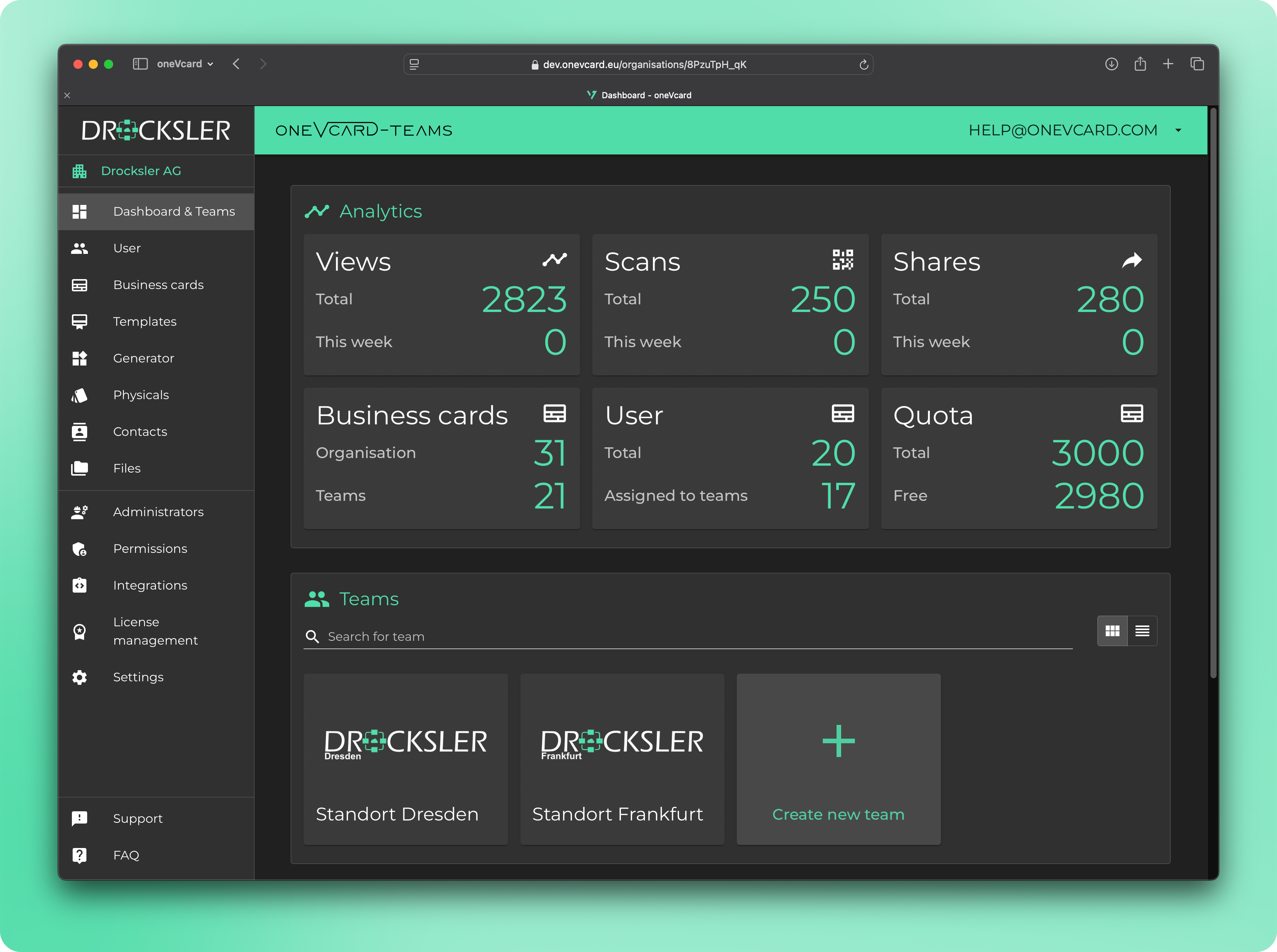 OnevCard media 3