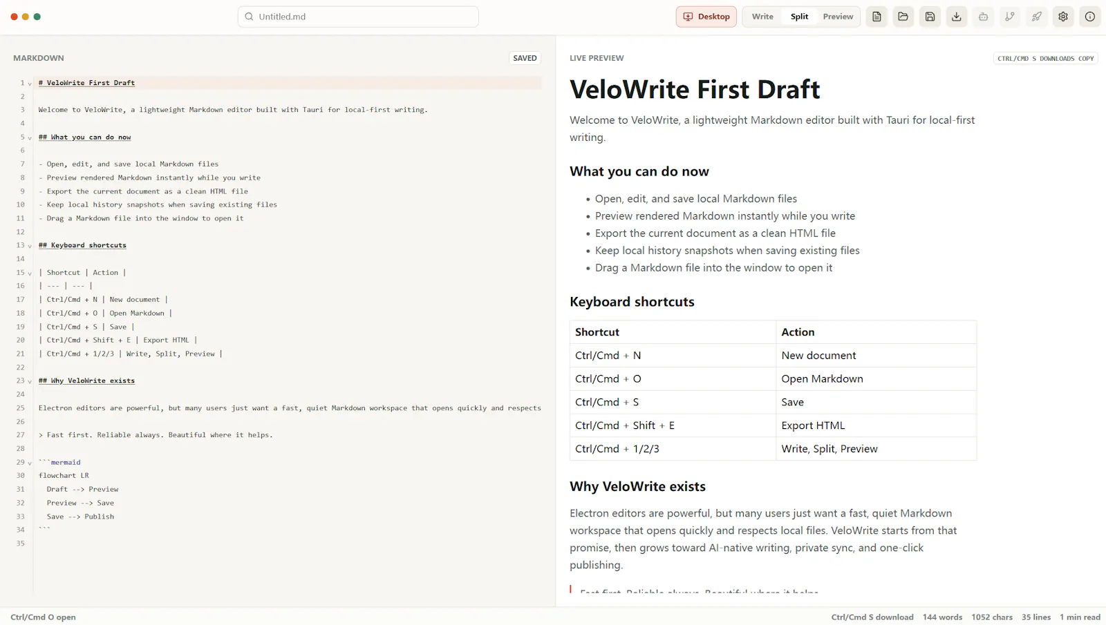 VeloWrite screenshot 3