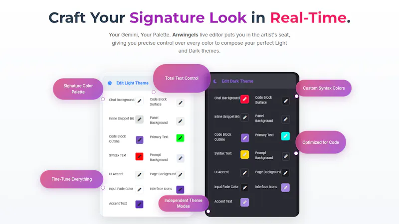 Premium Themes for Google Gemini screenshot 3