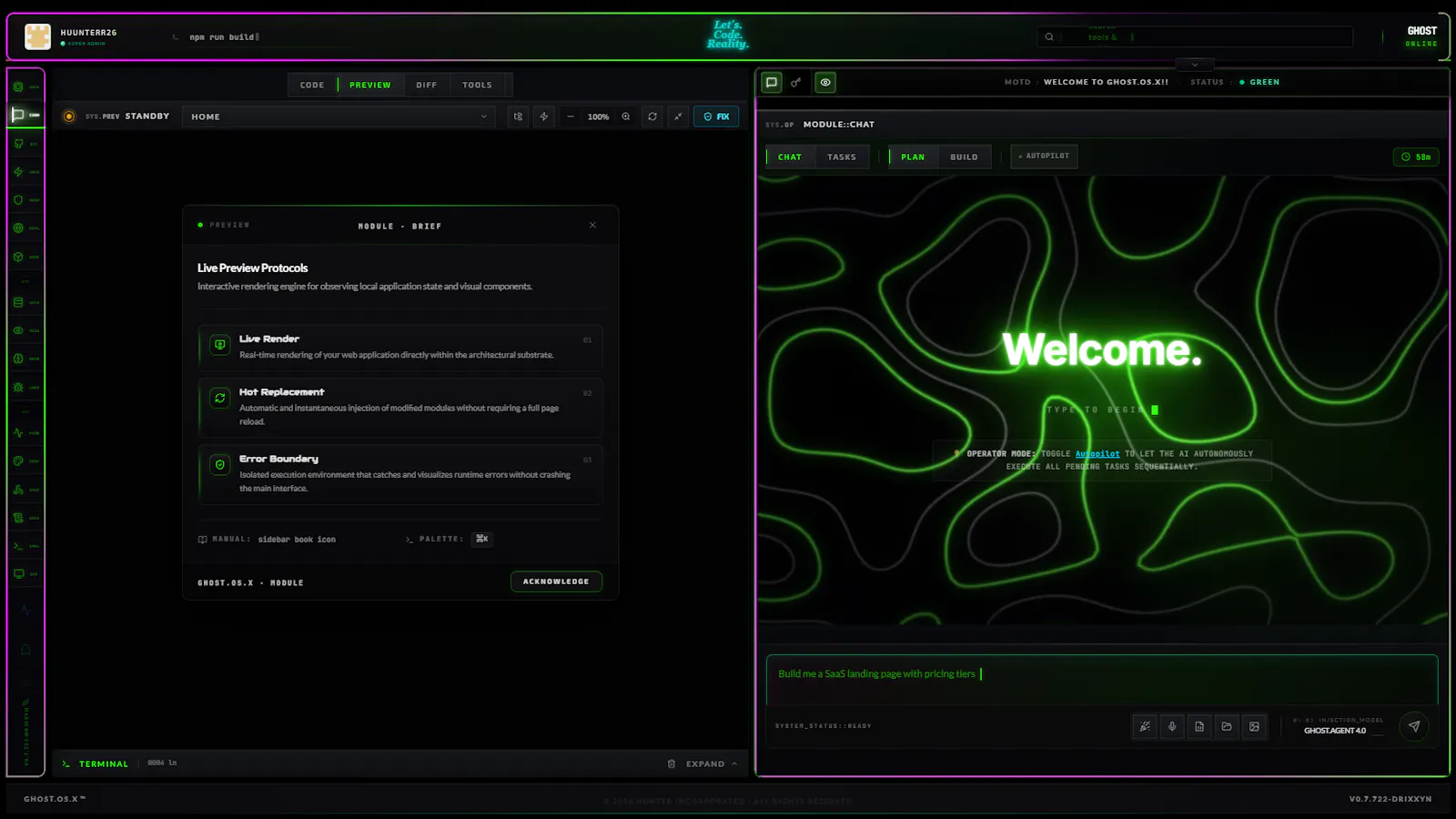 Code Reality™ — GHOST.OS.X + Sanctuary screenshot 3