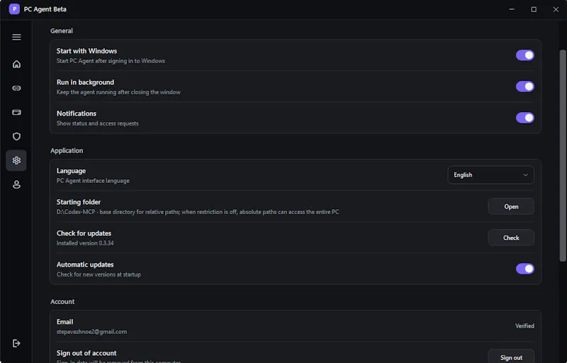 PC Agent Beta screenshot 4