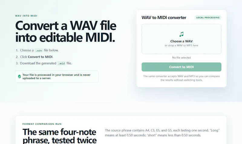 MP3 MIDI Tool screenshot 2