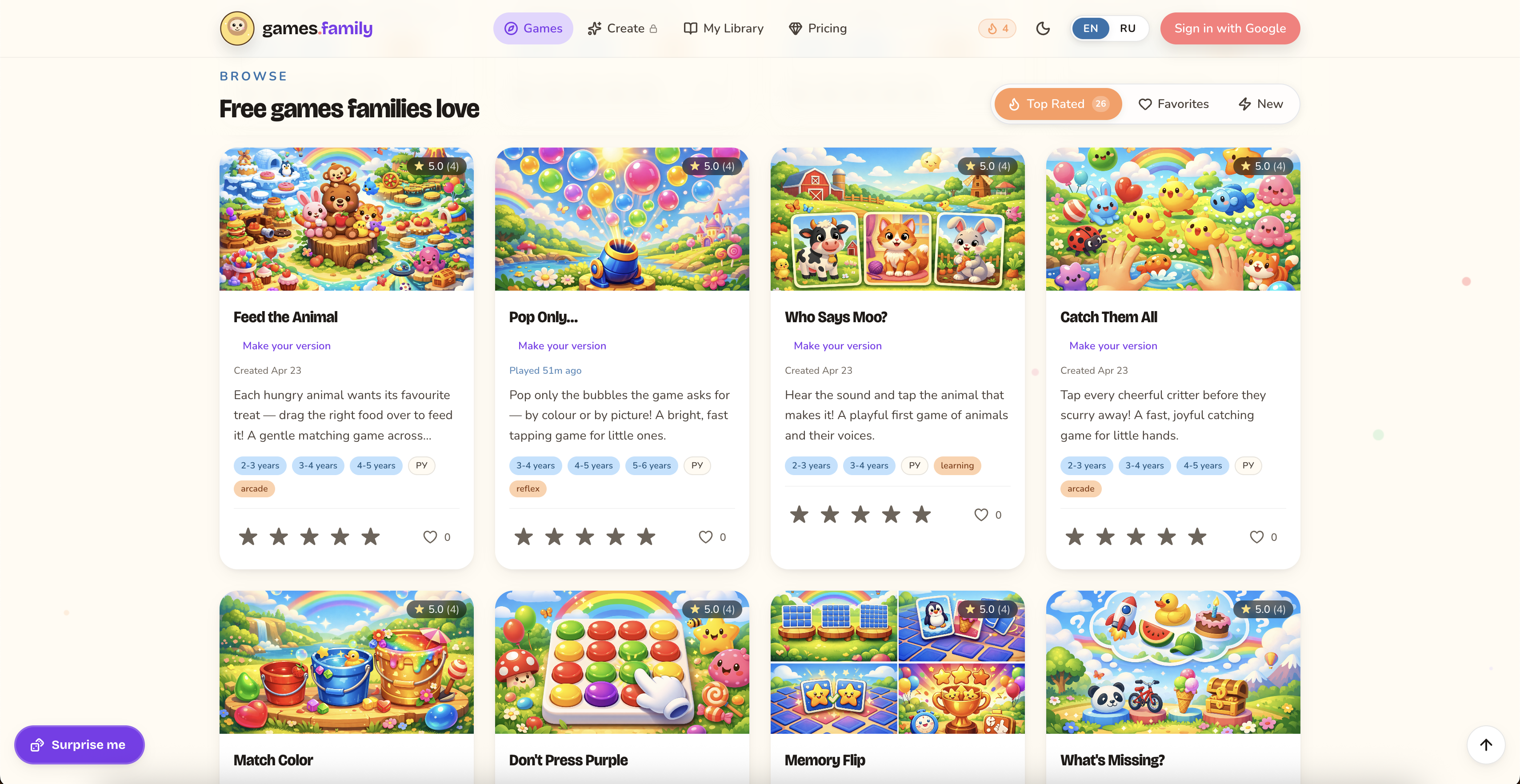 Games Family gallery image