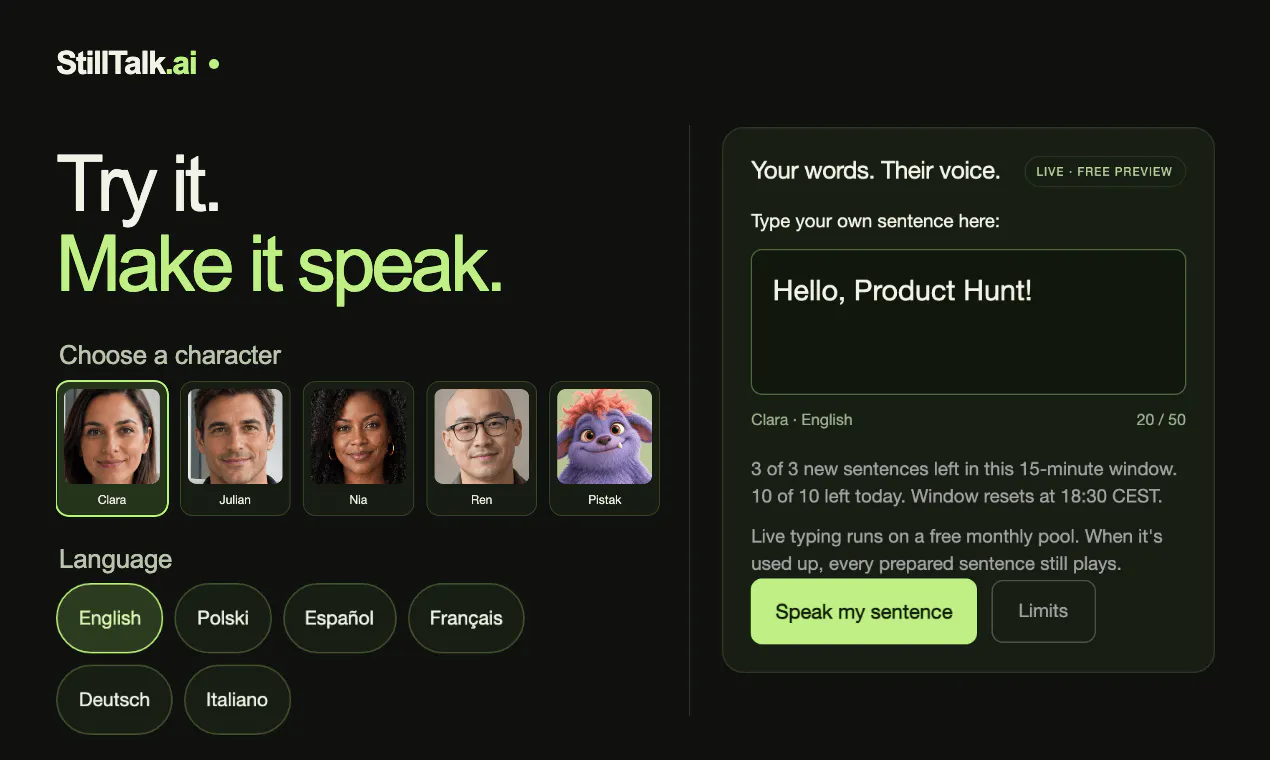 StillTalk gallery image