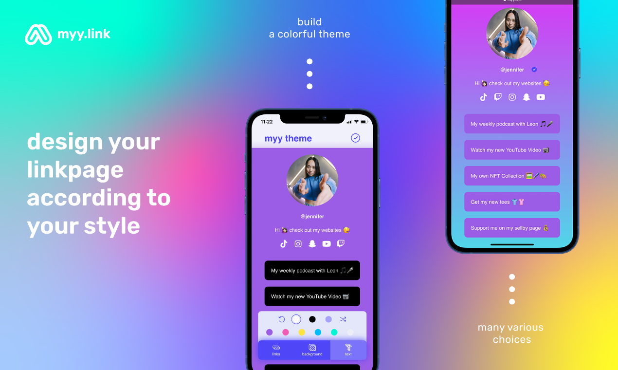 myylink the mobile-first linkpage gallery image