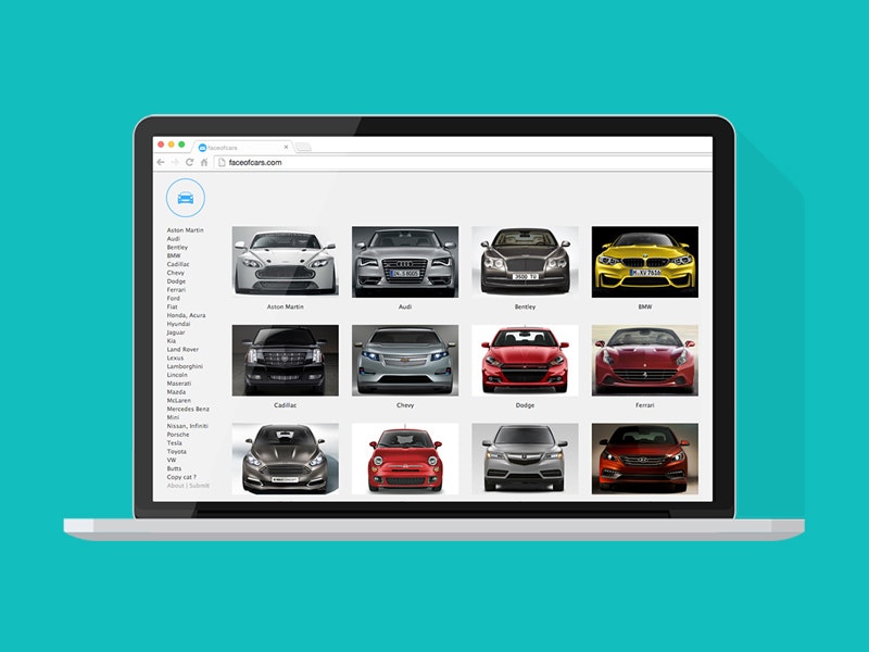 Face of cars gallery image