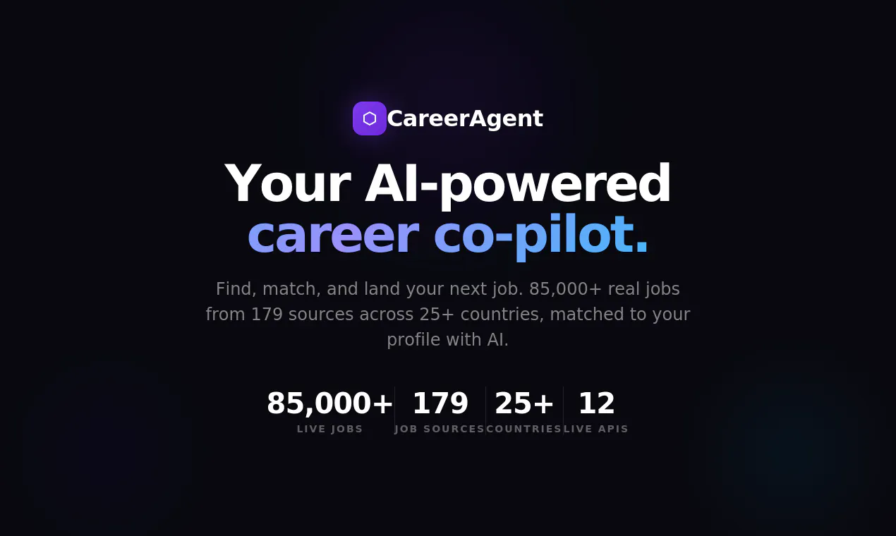 CareerAgent 專案橫幅