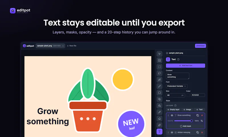 editpot screenshot 3