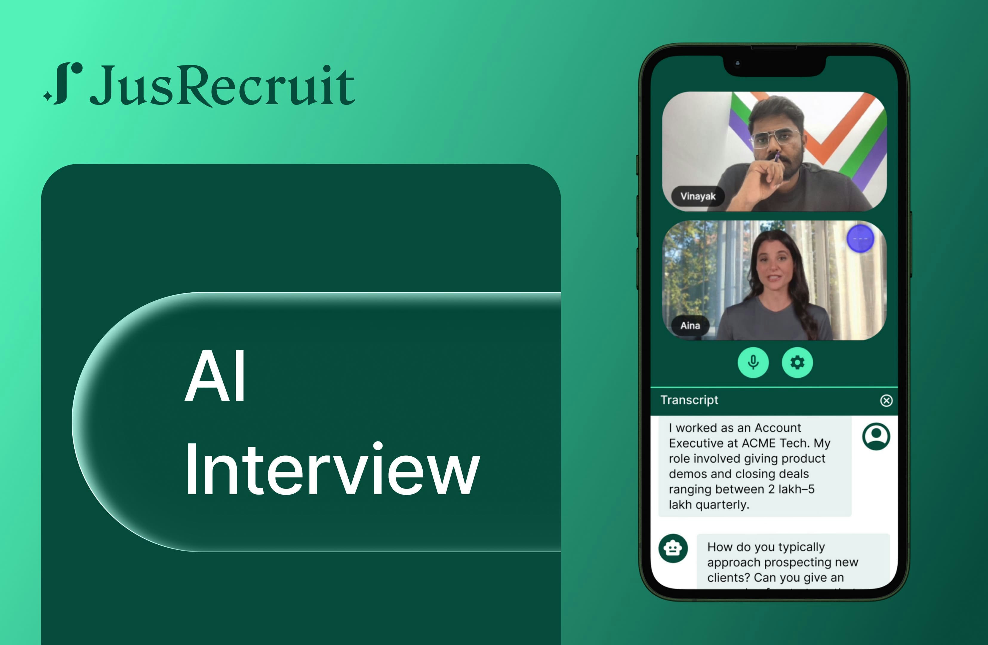 JusRecruit - Screenshot 3 showing product features and functionality