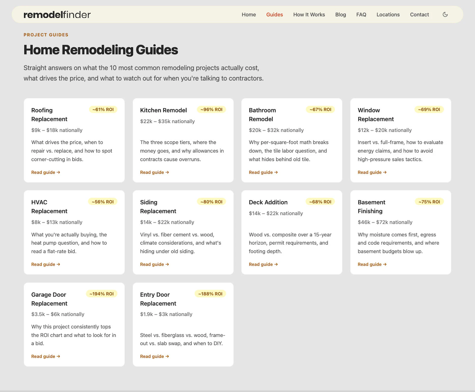 RemodelFinder screenshot 3