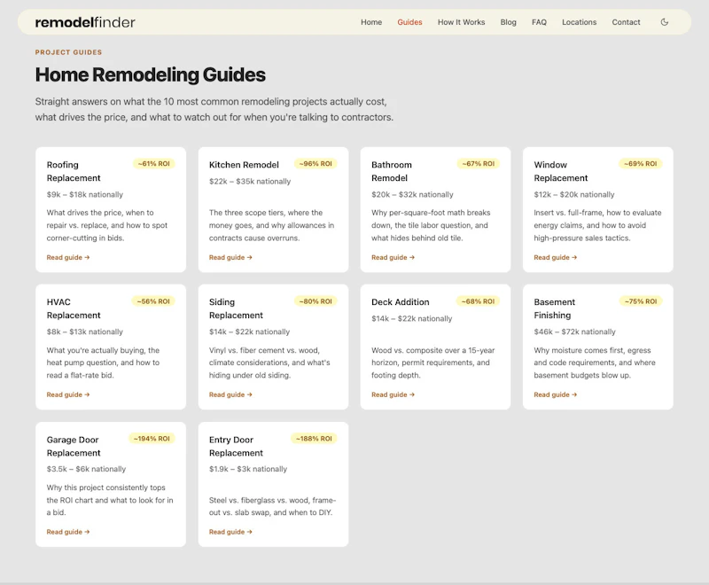RemodelFinder screenshot 3