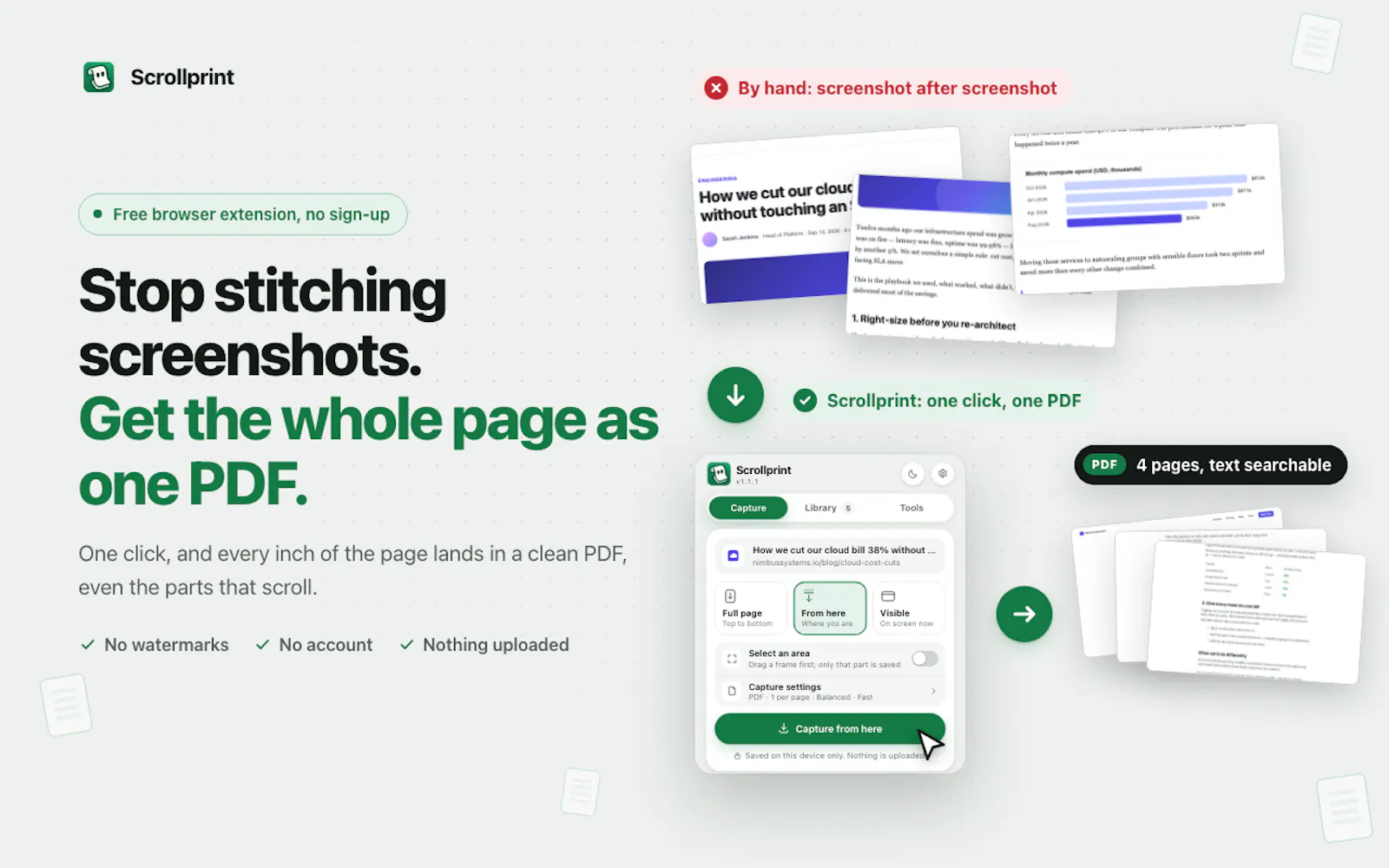 Scrollprint screenshot 2