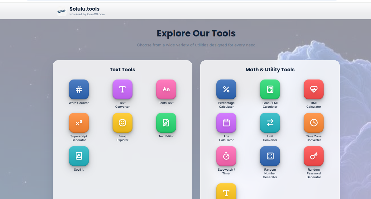 Solulu.tools gallery image
