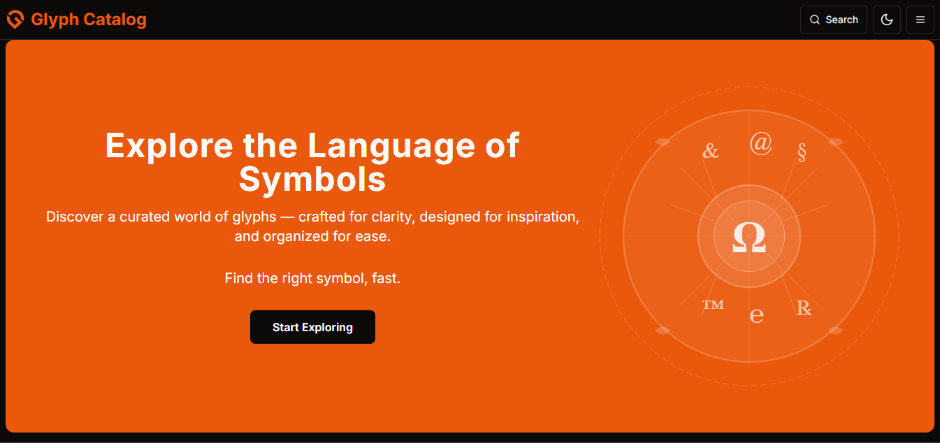 Glyph Catalog gallery image