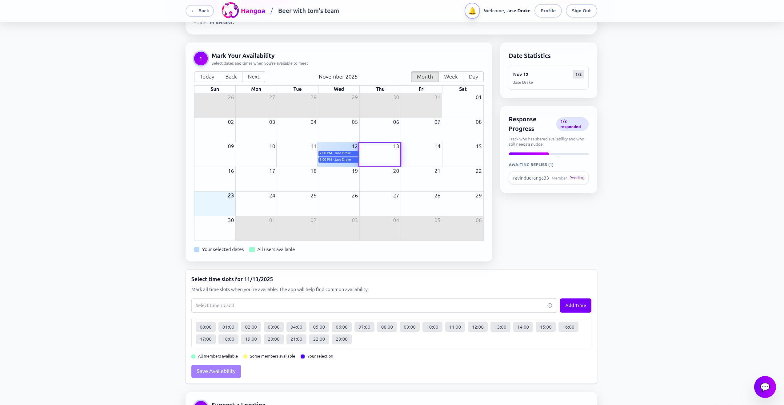 Hangoa - Screenshot 2 showing product features and functionality