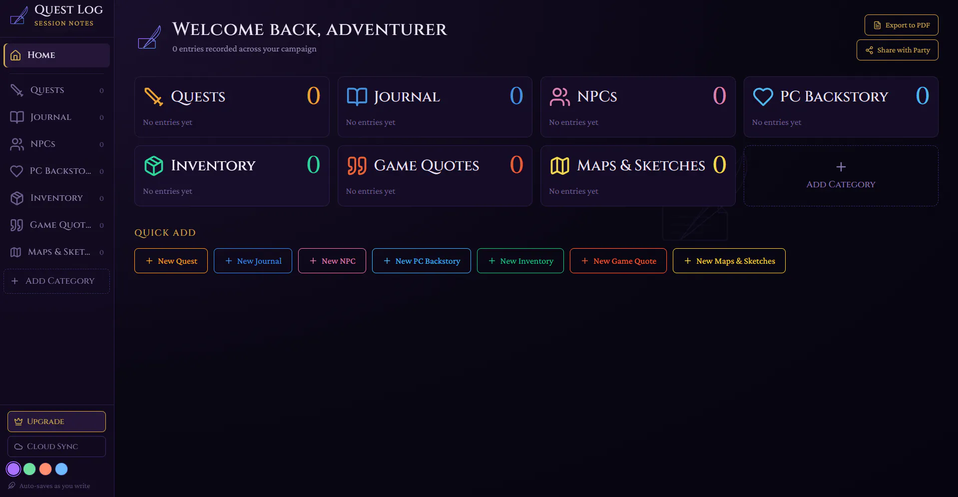 Quest Log gallery image