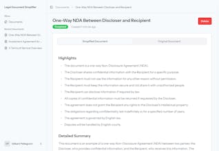 Legal Document Simplifier gallery image