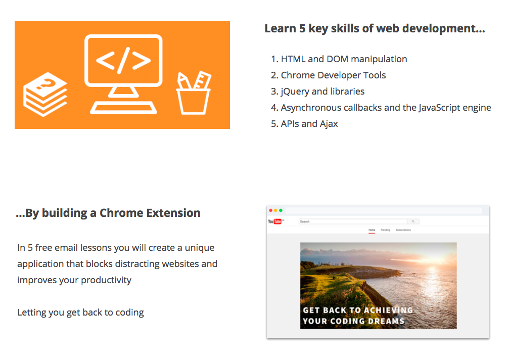 Build a Chrome Extension gallery image