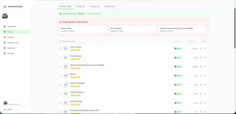 Kitchen sync pro screenshot 2