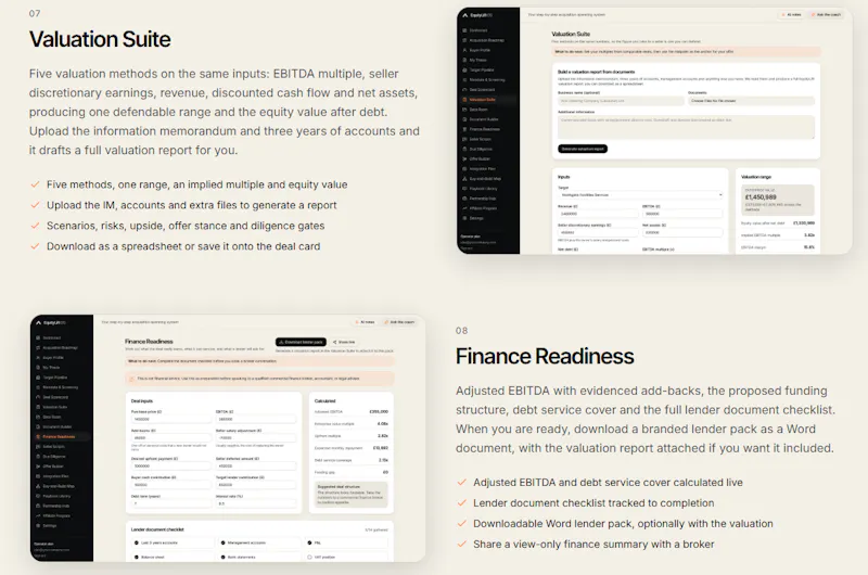 EquityLift OS screenshot 2
