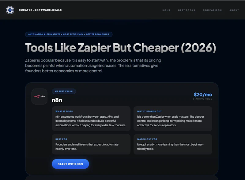 Curated Software Deals screenshot 1