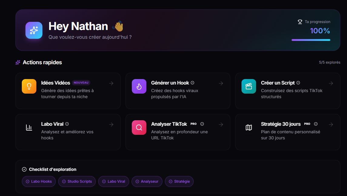 Postivy — Deviens viral sur TikTok gallery image