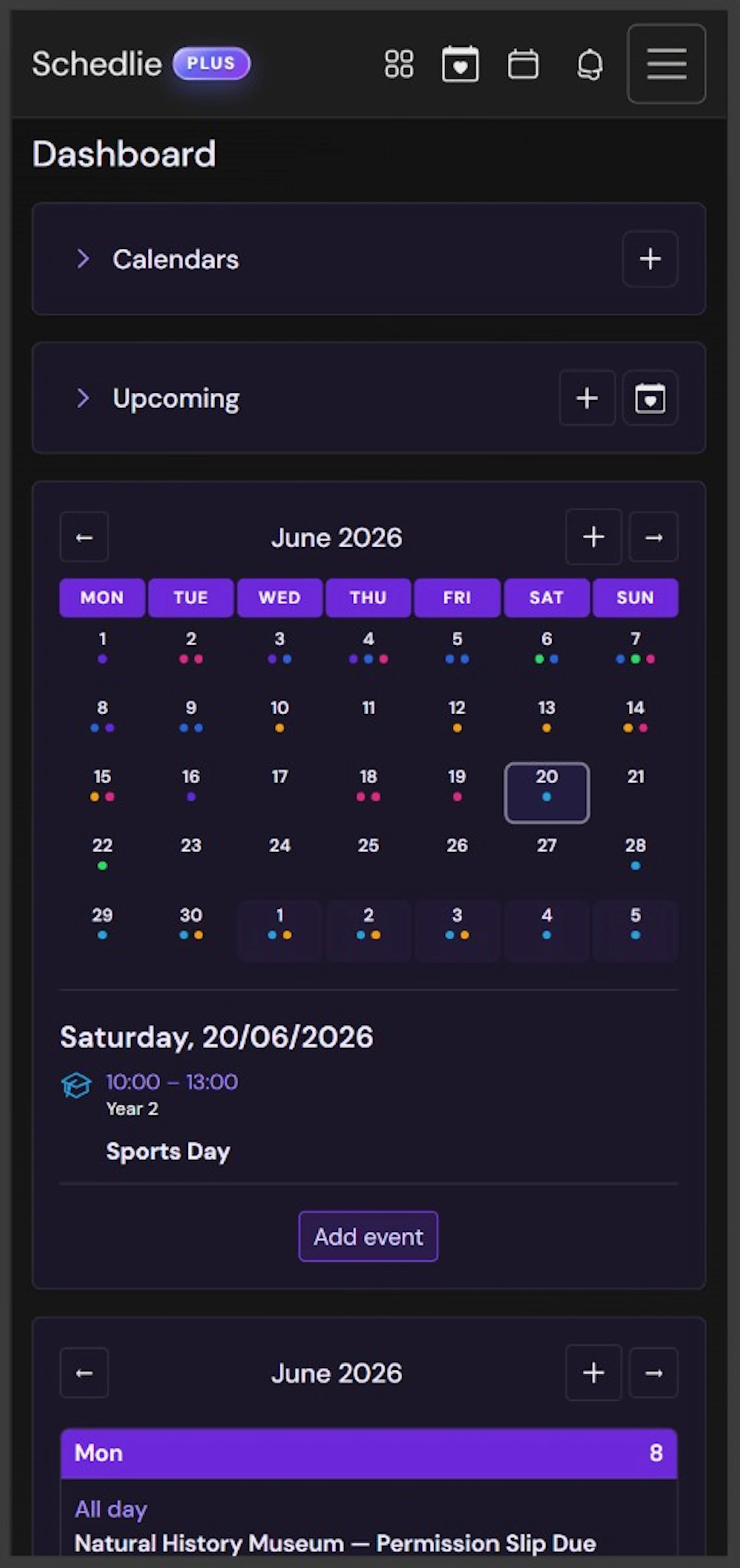 Schedlie screenshot 2