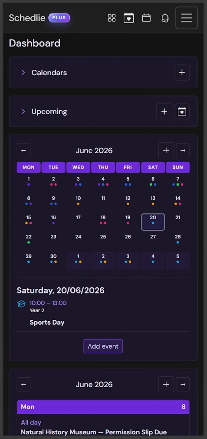 Schedlie screenshot 2