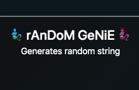 Random Genie