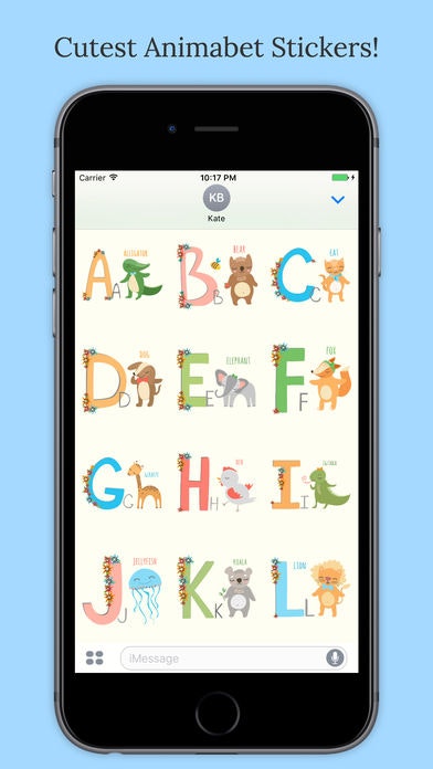 Animabet the Animal Alphabet Stickers gallery image