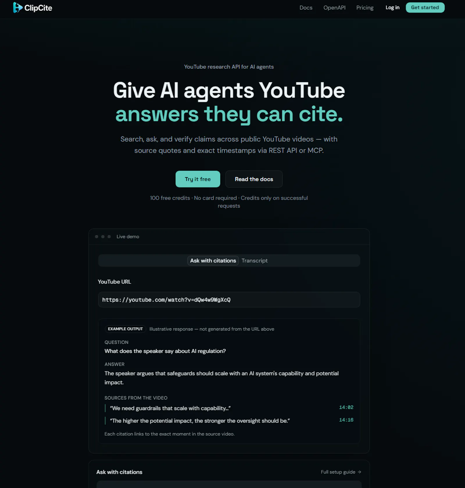 ClipCite screenshot 2