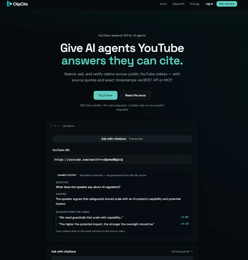 ClipCite screenshot 2