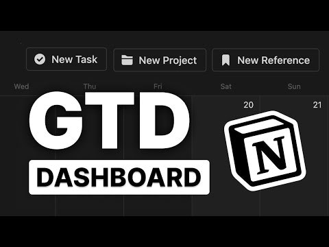 startuptile GTD Dashboard 3.0-Getting things done in Notion