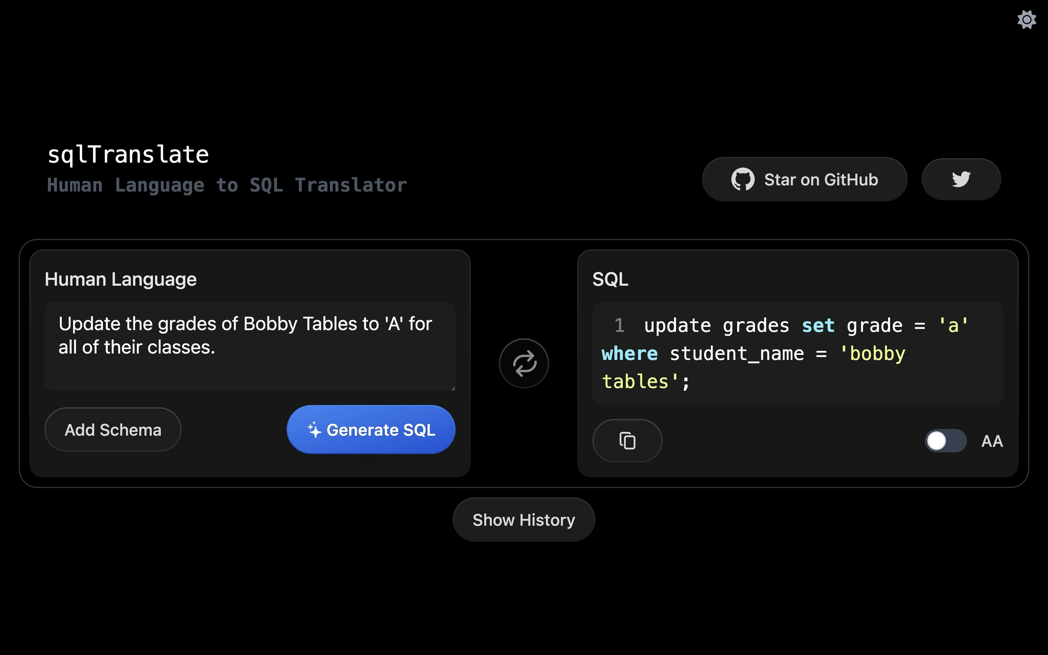 sqltranslate - SQL, 데이터, 분석, 데이터베이스, 쿼리, 구문, 번역 미디어 3