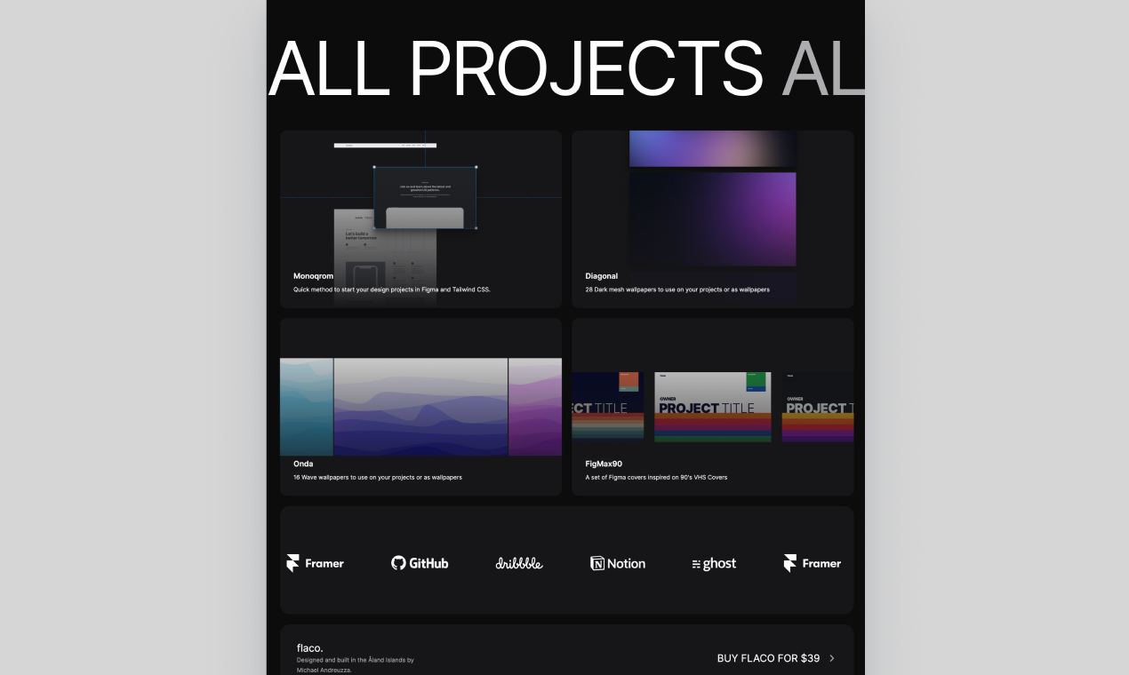 Mager - Een portfoliosjabloon gemaakt met Astro, Tailwind CSS en MDX media 3