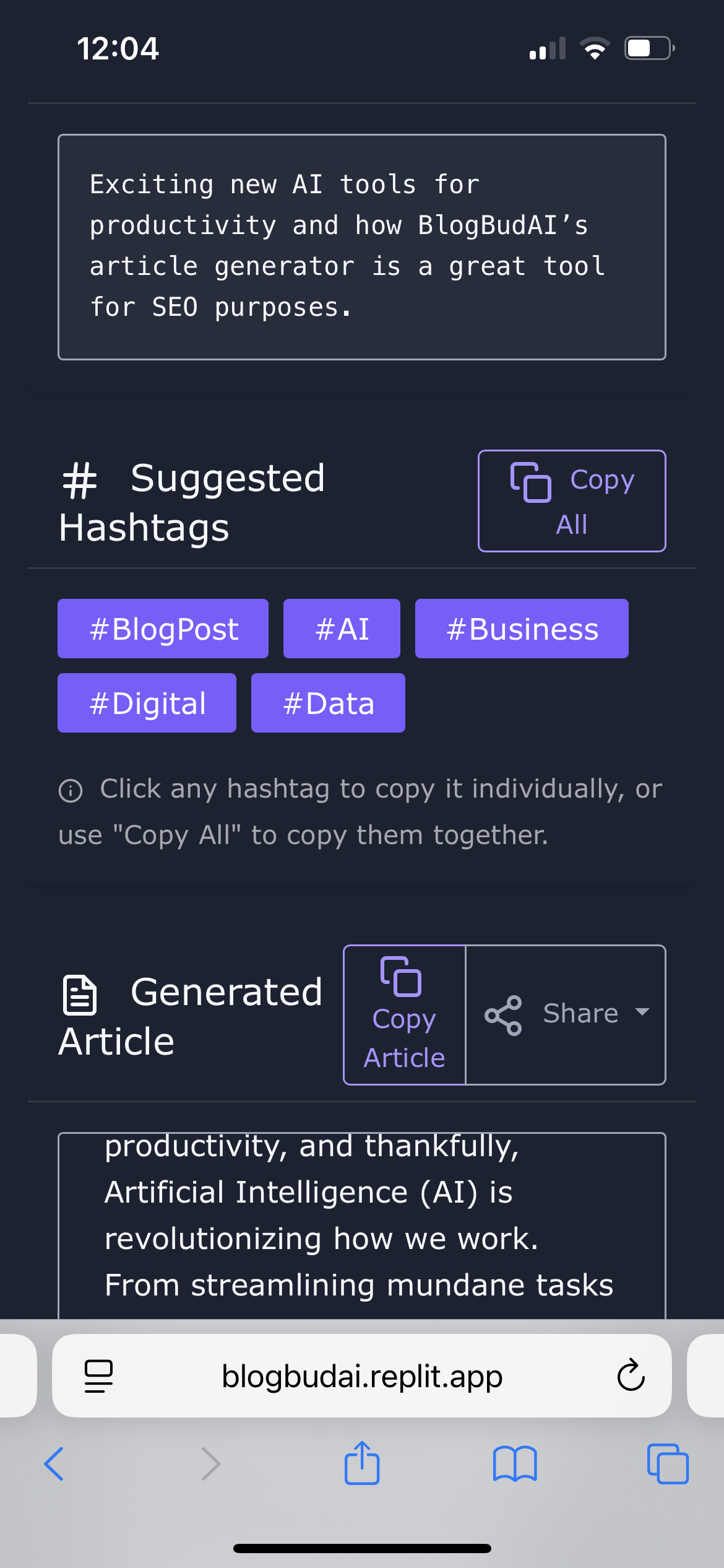 SEO focus AI content generator media 3