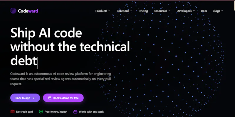 Codeward screenshot 2