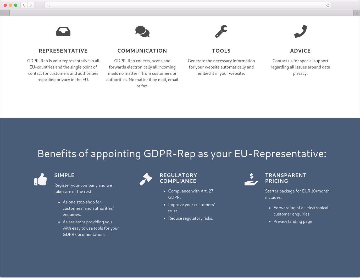GDPR-Rep.eu | GDPR Representation gallery image