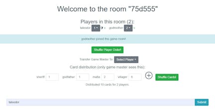 Classic Mafia / Werewolf Card Shuffle gallery image